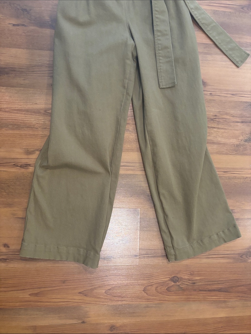 Anthropologie Green Wide legged Jumpsuit - Picture 5 of 8